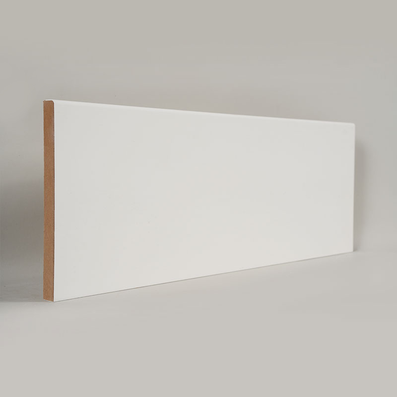 MDF-jalkalista (Filler-Primed & Pearl White) 1/2' x 5 1/2'