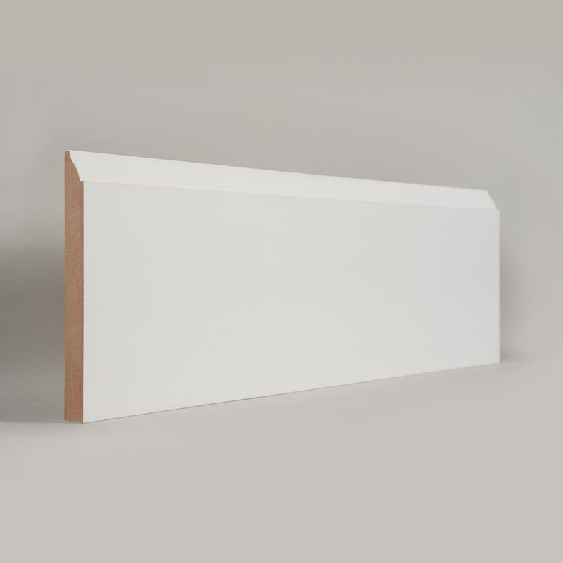 MDF-jalkalista (Filler-Primed & Pearl White) 3/5' x 5 1/4'