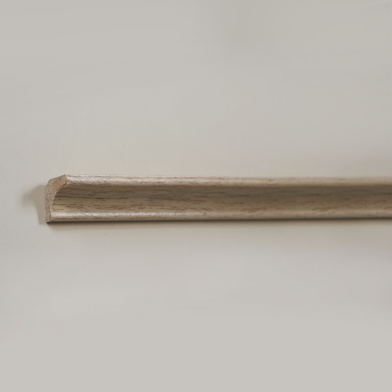 MDF-sisäkulmalista/Scotia-lista (kääritty valkoisella tammiviilulla + maalilla) - Natural Oak Color 7/8' x 7/8'