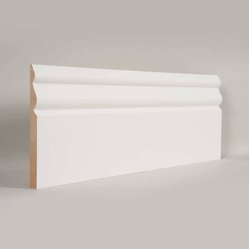 MDF-jalkalista (Filler-Primed & Pearl White) 3/5' x 6'