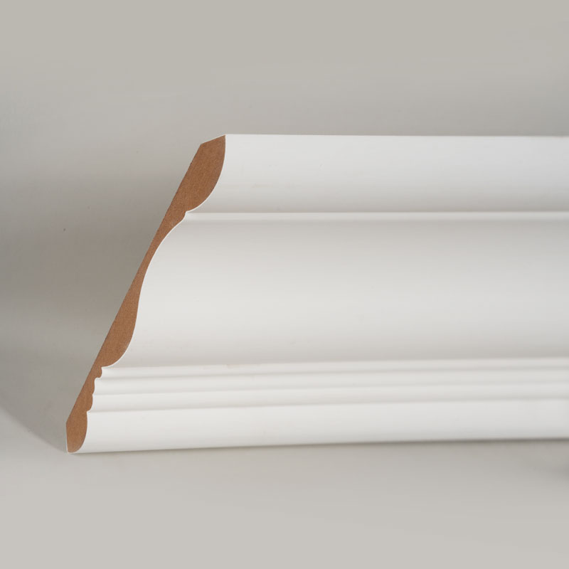 MDF-kruunulista (Filler-Primed & Pearl White) 3/5' x 6'