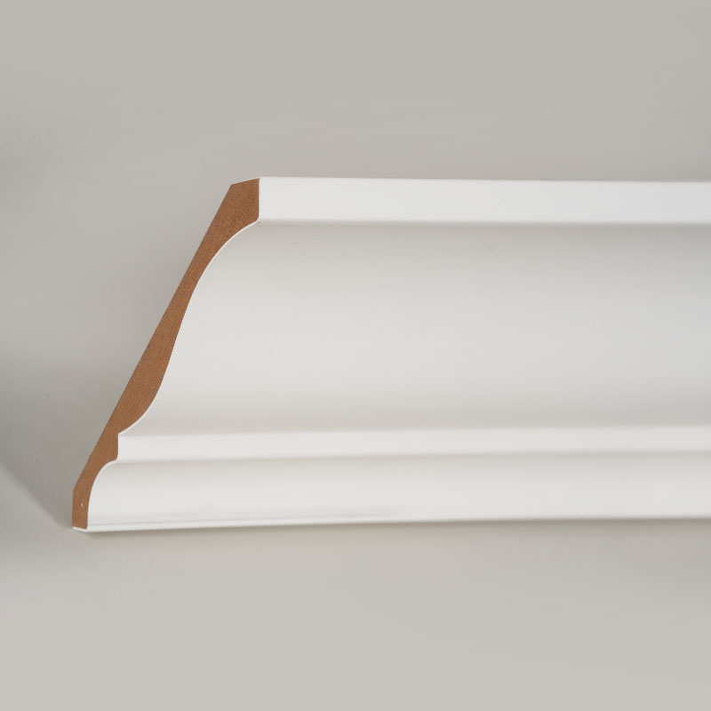 MDF-kruunulista (Filler-Primed & Pearl White) 3/5' x 5 1/4'
