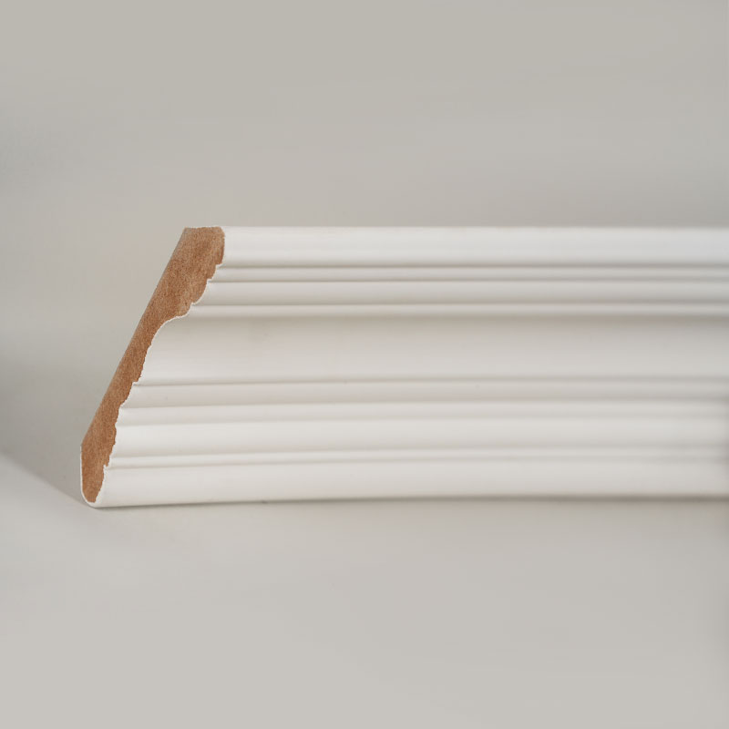 MDF-kruunulista (Filler-Primed & Pearl White) 3/5' x 3 4/9'