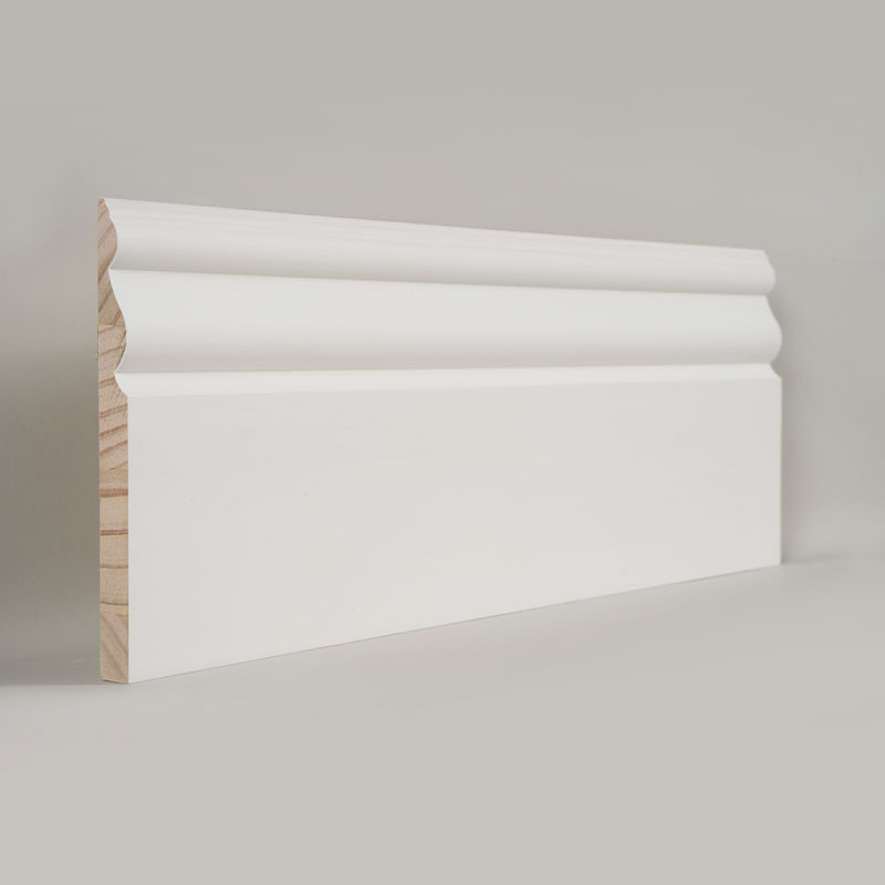 Mäntyjalkalista (Filler-Primed & Pearl White) 3/5' x 6'
