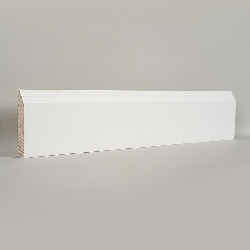 Mäntyjalkalista (Filler-Primed & Pearl White) 3/5' x 3 1/4'