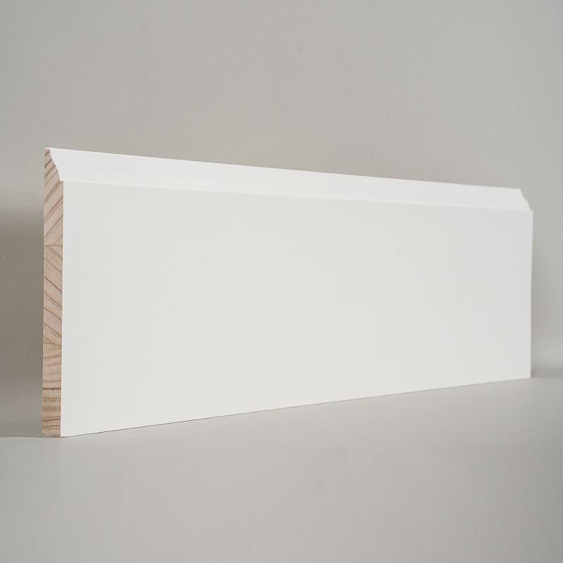 Mäntyjalkalista (Filler-Primed & Pearl White) 3/5' x 5 1/4'