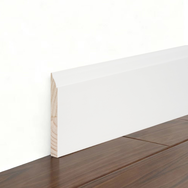 Mäntyjalkalista (Filler-Primed & Pearl White) 3/5' x 5 1/4'