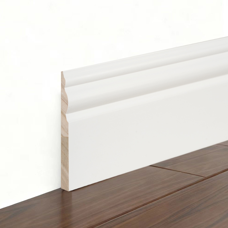 Mäntyjalkalista (Filler-Primed & Pearl White) 3/5' x 3 7/8'