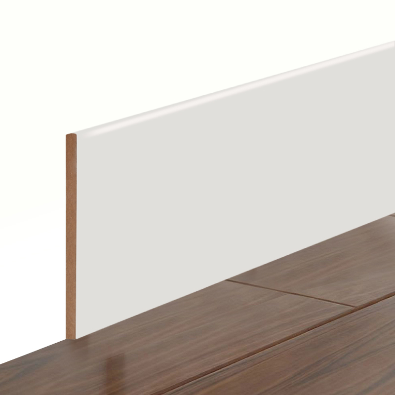 MDF-jalkalista (Filler-Primed & Pearl White) 1/2' x 4 1/2'
